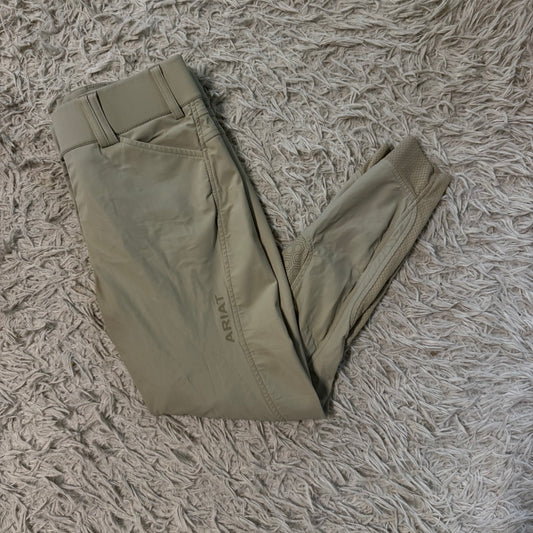 Women’s Size 26R Tan Ariat Knee Patch Horseback Riding Breeches