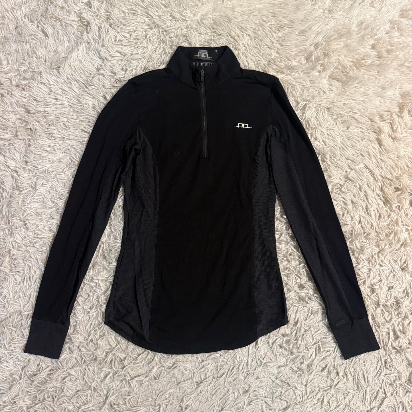 Women’s XS Black Alsssandro Albanese Long Sleeve Horseback Riding Sunshirt