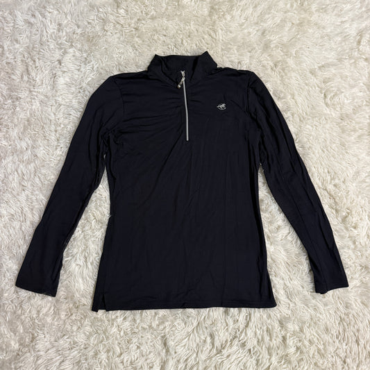 Women’s Small Black Smartpak Long Sleeve Horseback Riding Sunshirt