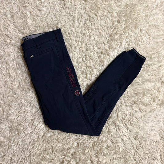 Women’s Size 22R Navy Pikeur Knee Patch Horseback Riding Breeches