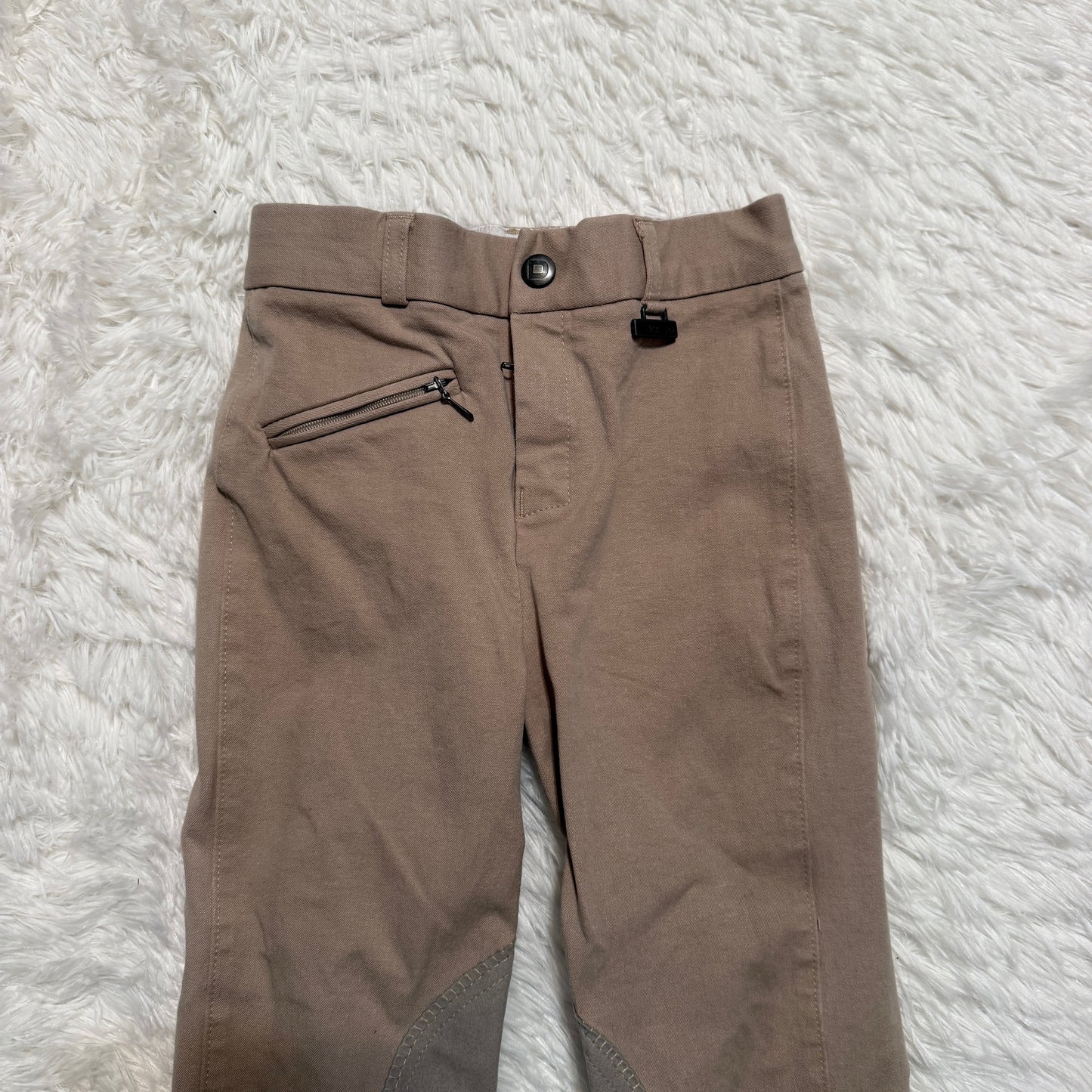 Child’s Size 8R Tan Dublin Knee Patch Horseback Riding Jodphurs