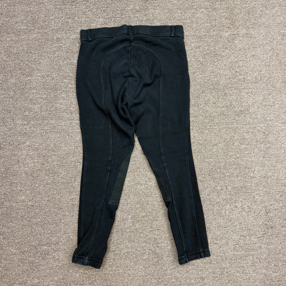 Women’s Size 30R Black Riding Sport Knee Patch Horseback Riding Breeches