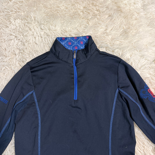 Child’s Medium Blue Romfh Long Sleeve Horseback Riding Sunshirt