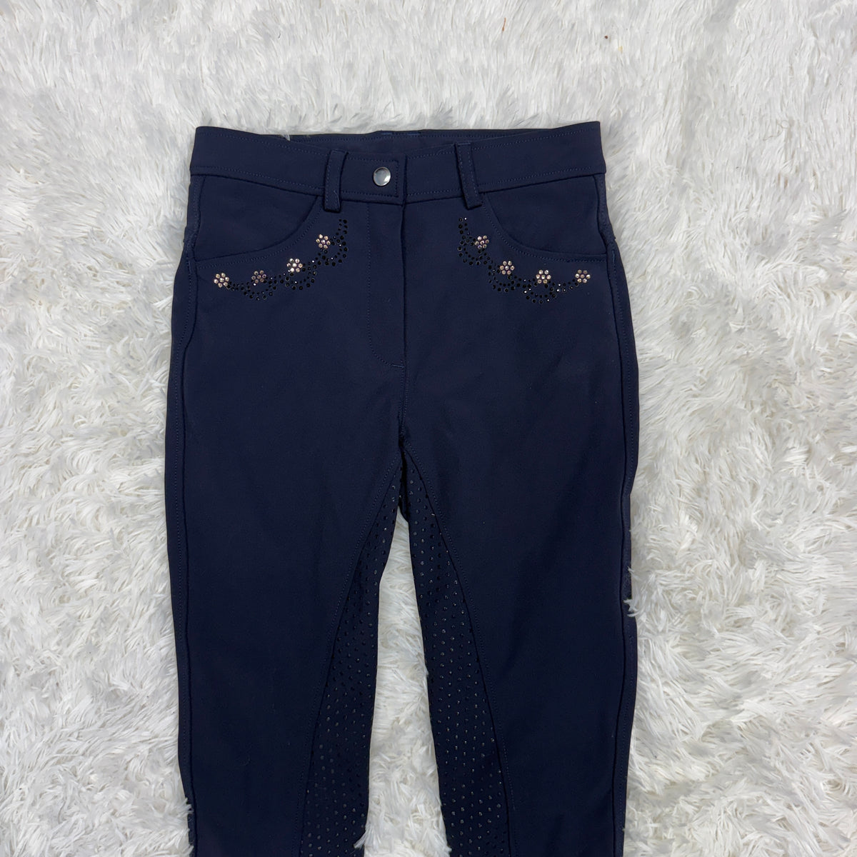 Women’s Size 22R Navy HKM Full Seat Horseback Riding Breeches