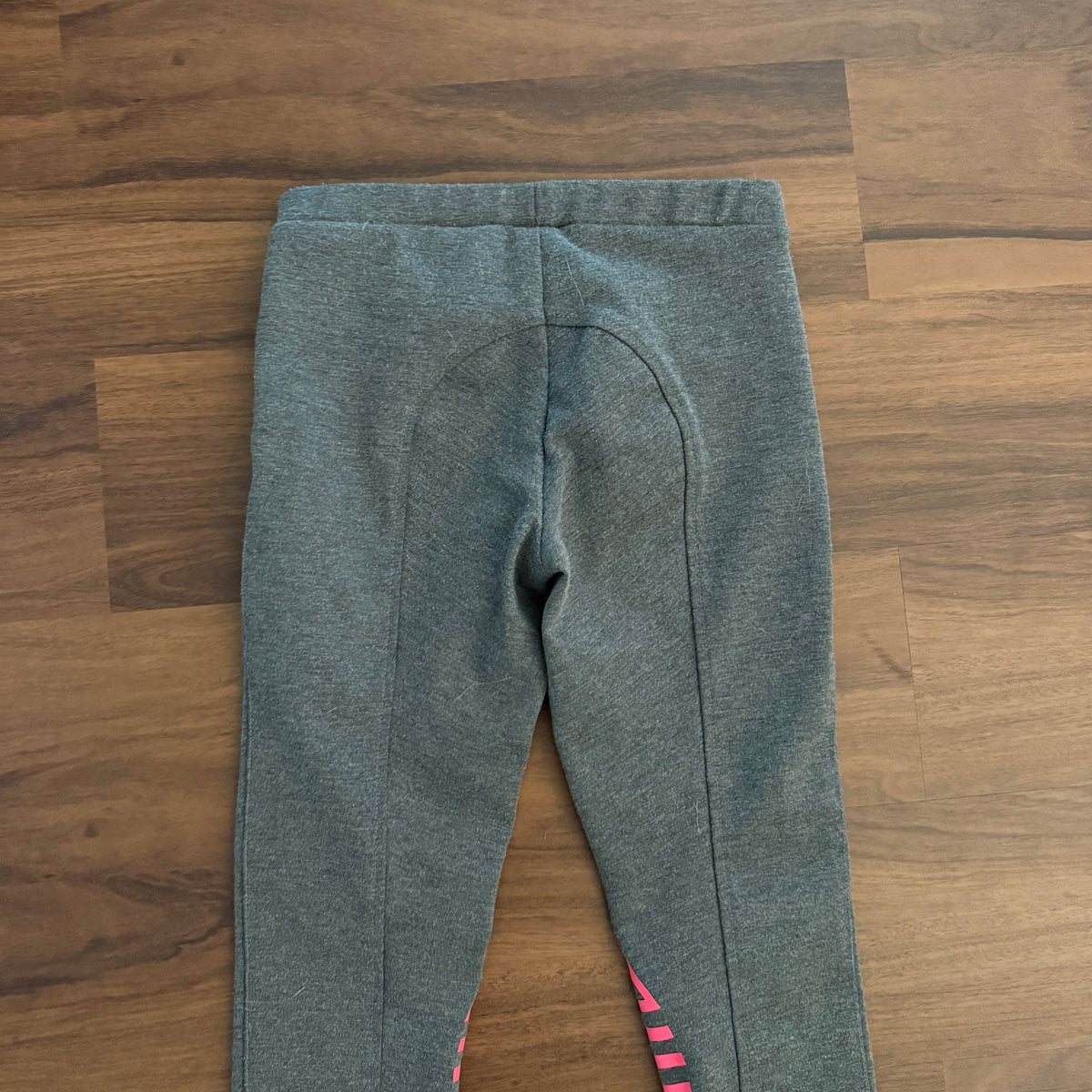 Child’s Size 10R Grey HR Farm Knee Patch Horseback Riding Breeches