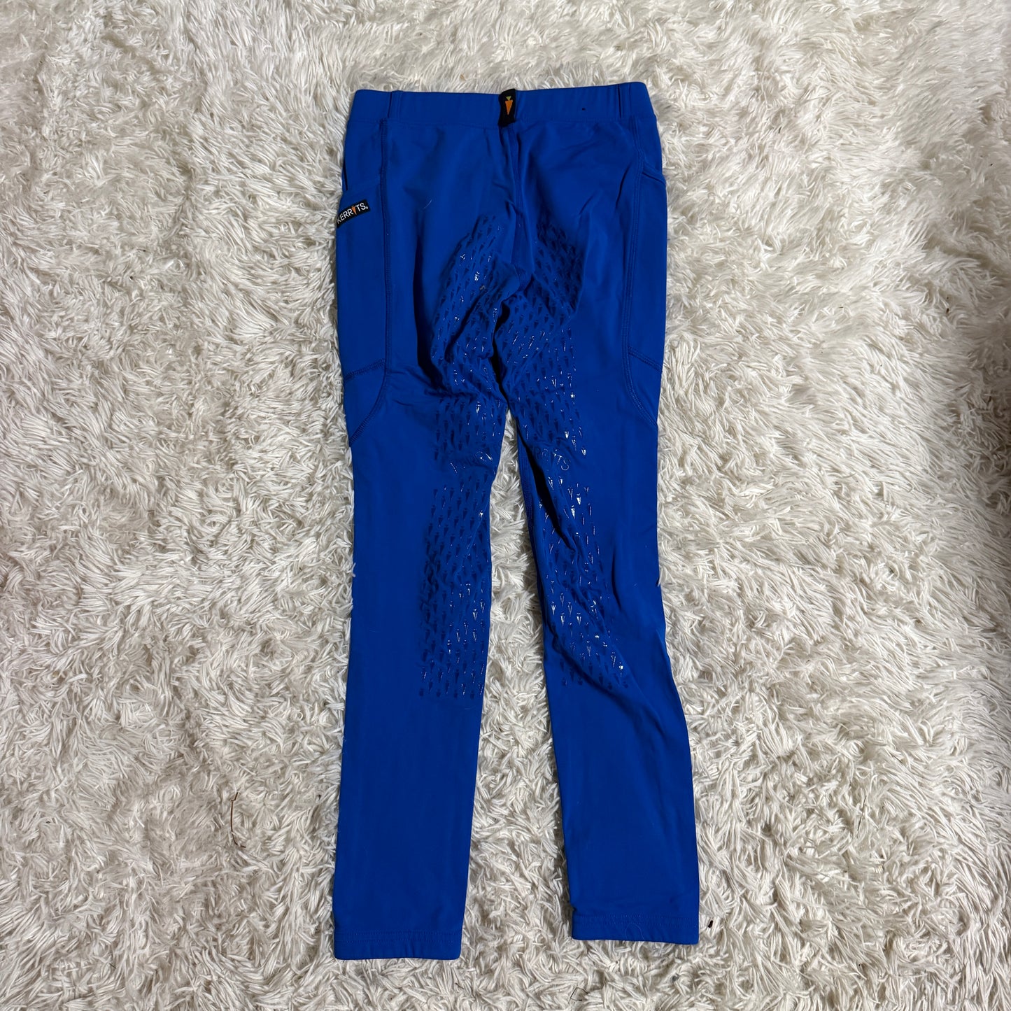 Child’s XL Blue Kerrits Full Seat Horseback Riding Tights