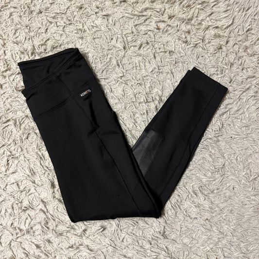 Women’s Medium Black Kerrits Knee Patch Winter Horseback Riding Tights