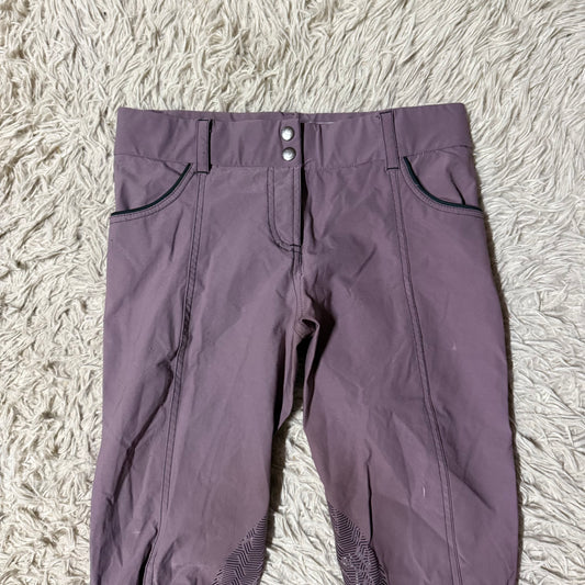 Women’s Size 28 Purple Ghodho Knee Patch Horseback Riding Breeches