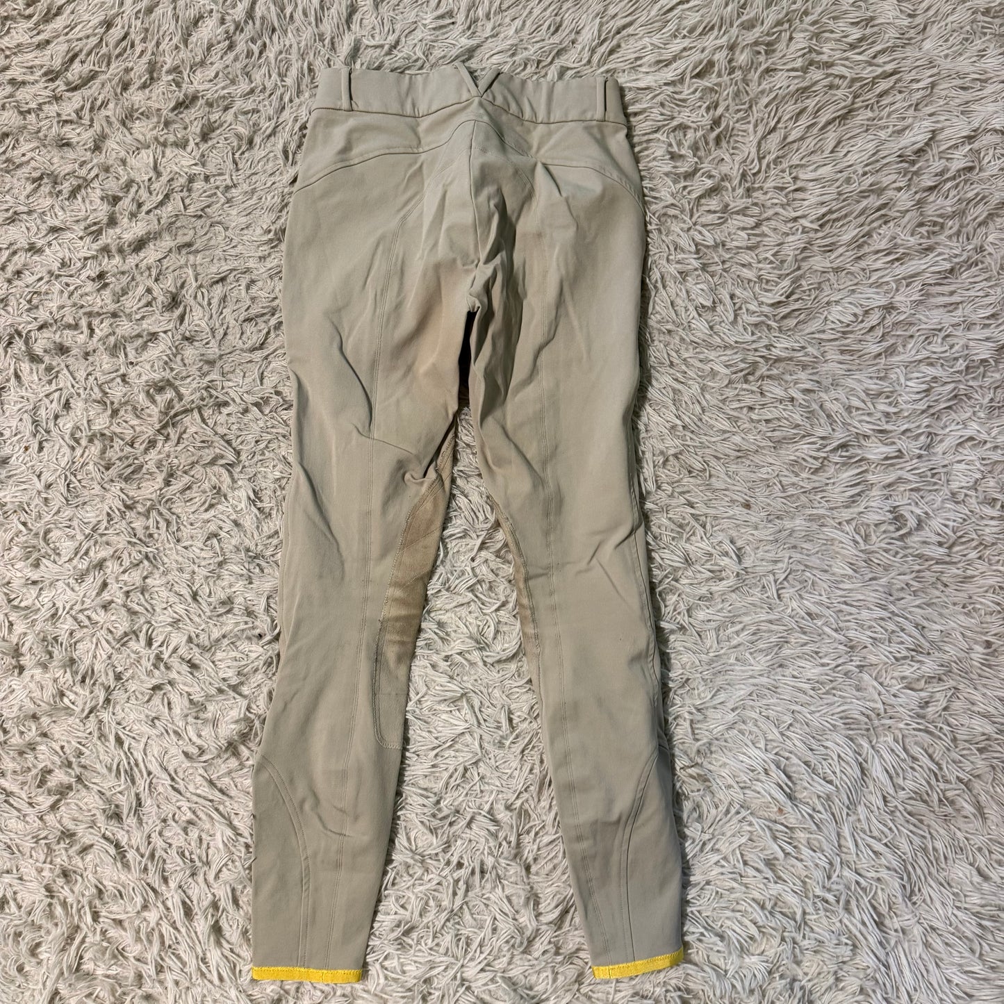 Women’s Size 24 Tan Callidae Knee Patch Horseback Riding Breeches