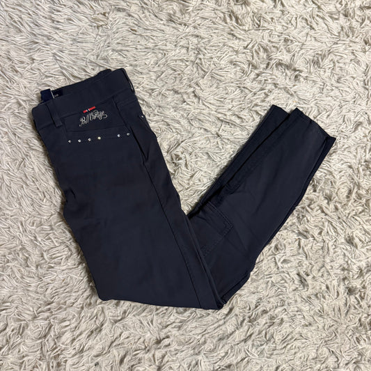Women’s Size 22R Navy B Vertigo Knee Patch Horseback Riding Breeches
