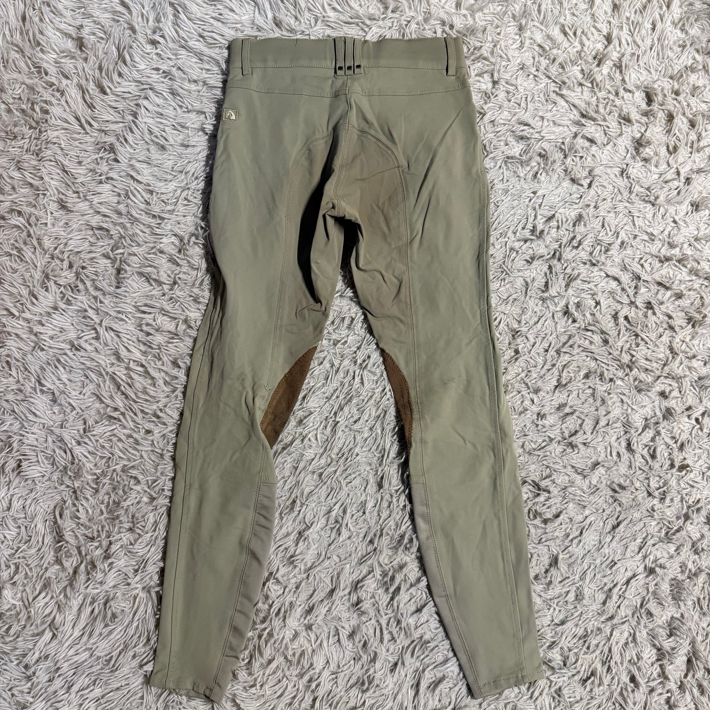 Women’s Size 26L Tan Romfh Knee Patch Horseback Riding Breeches