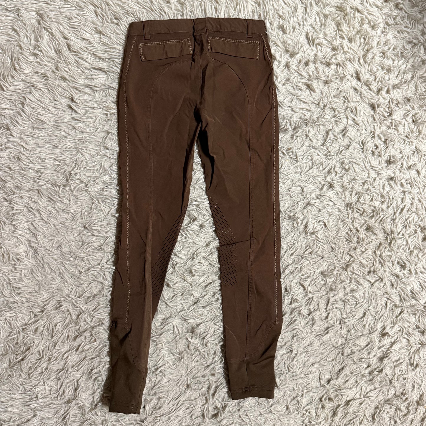 Women’s Size IT38 Brown Tattini Knee Patch Horseback Riding Breeches