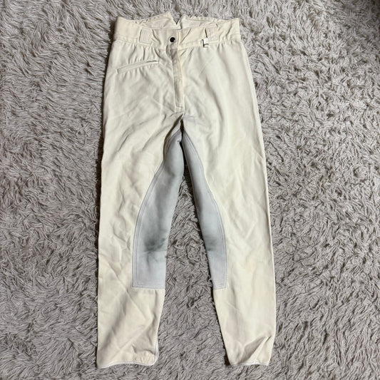 Women’s Size 30 White Cavallo Full Seat Horseback Riding Breeches