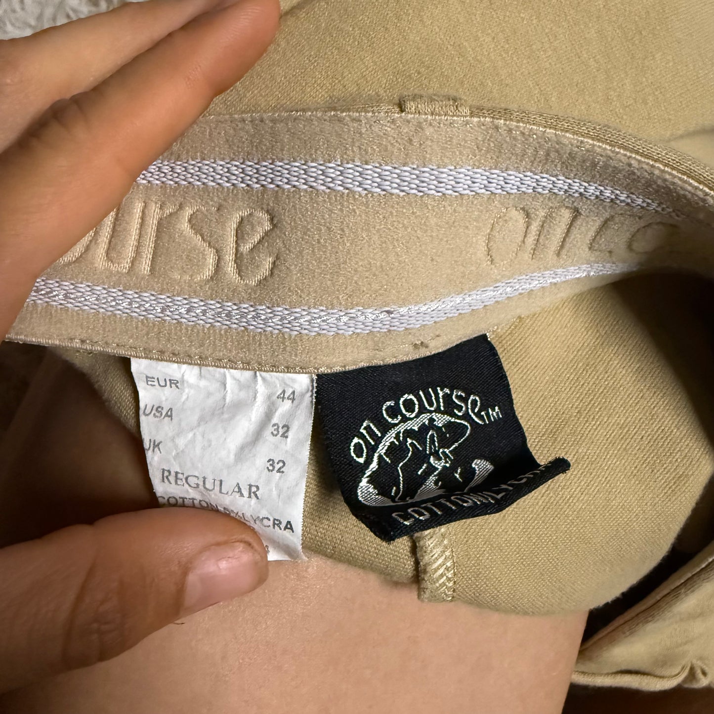 Women’s Size 32 Tan On Course Knee Patch Horseback Riding Breeches