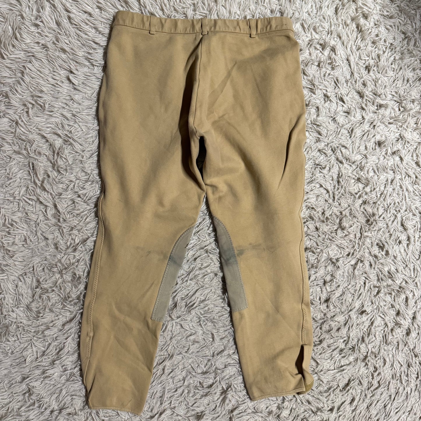 Women’s Size 32 Tan On Course Knee Patch Horseback Riding Breeches