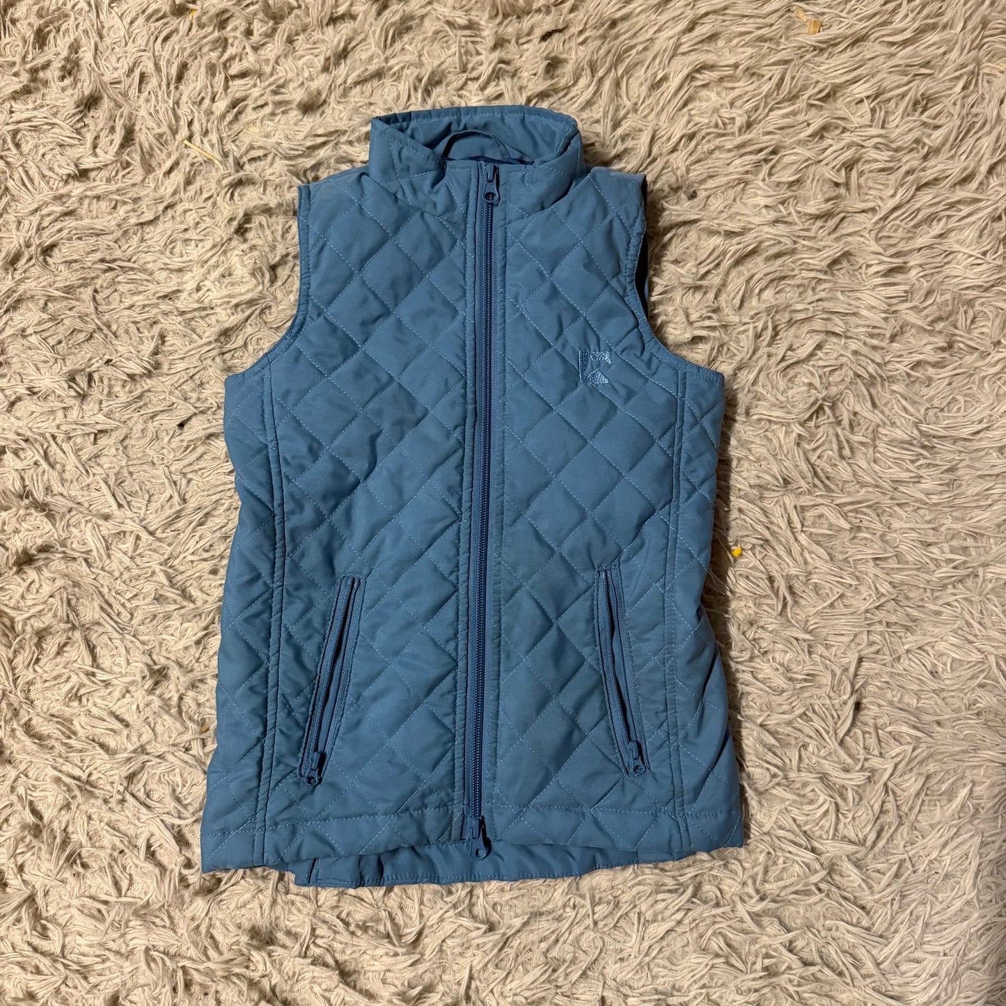 Girl’s Medium Blue Dover Riding Sport Horseback Riding Winter Vest