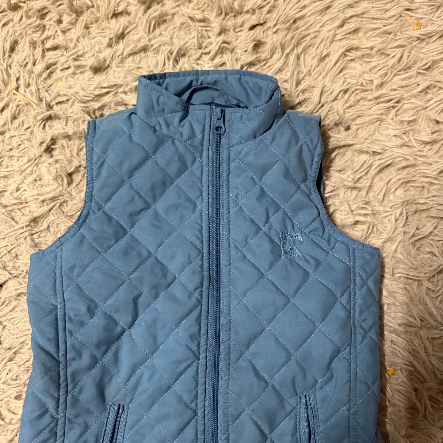 Girl’s Medium Blue Dover Riding Sport Horseback Riding Winter Vest