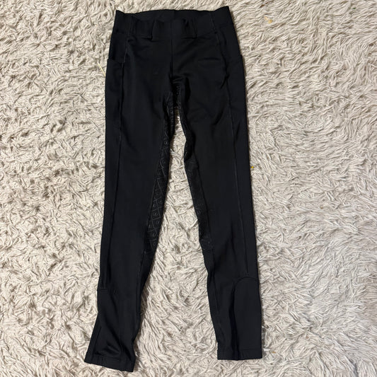 Women’s Size 26R Black Ovation Full Seat Horseback Riding Breeches