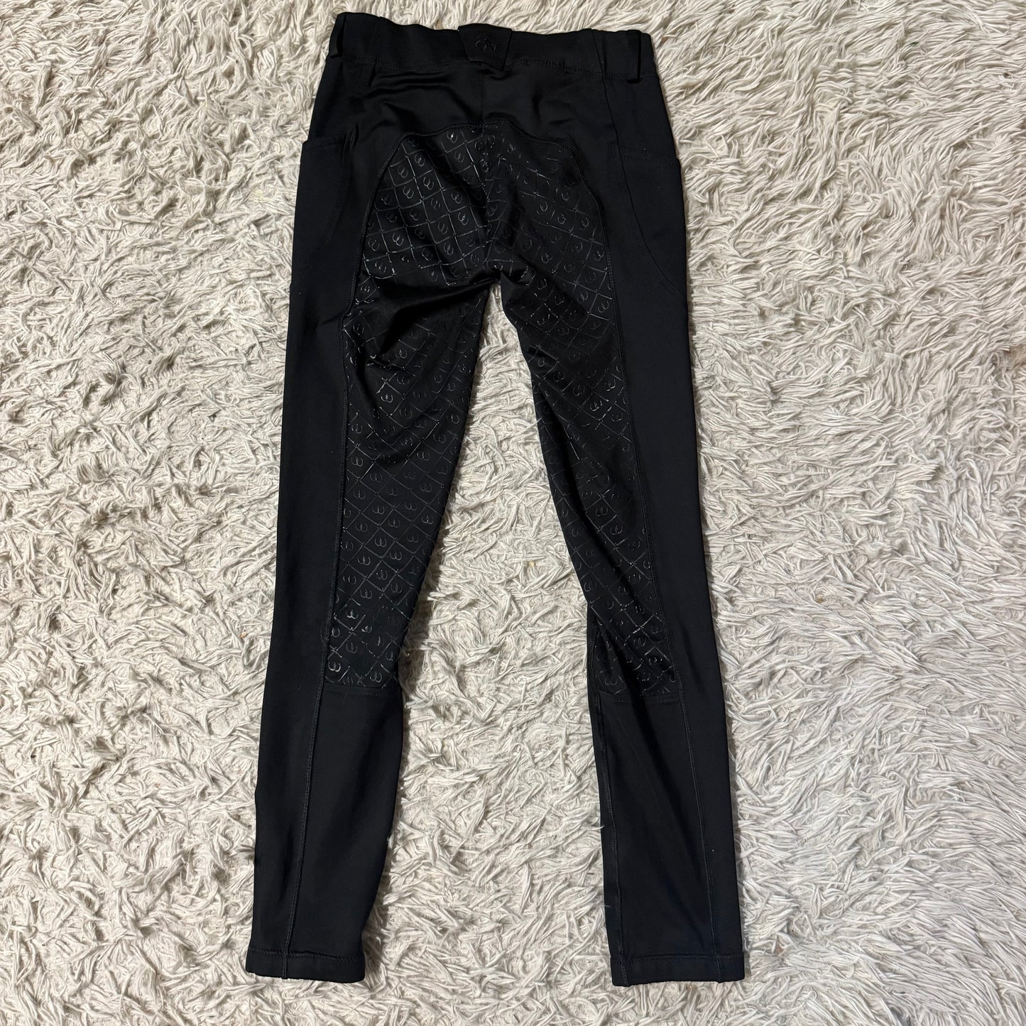 Women’s Size 26R Black Ovation Full Seat Horseback Riding Breeches