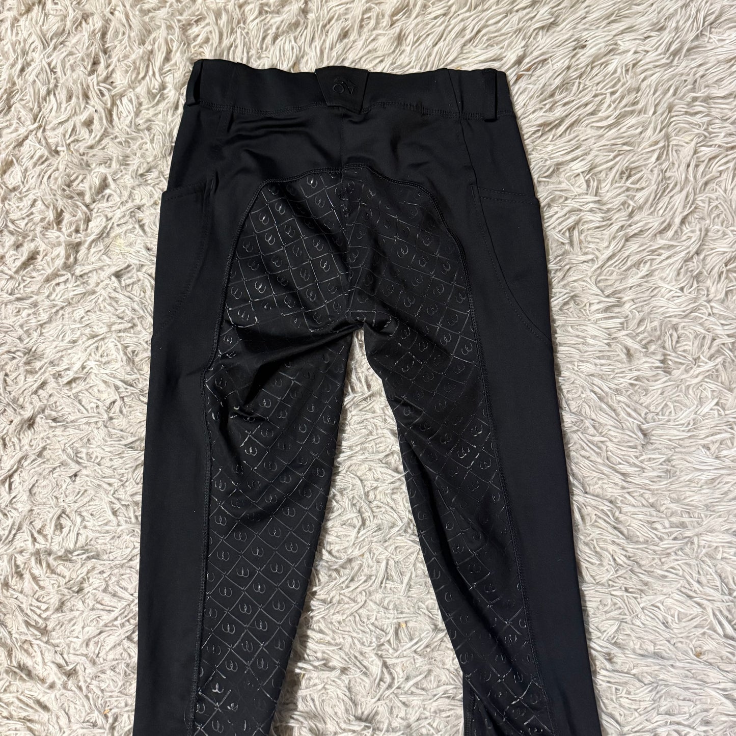 Women’s Size 26R Black Ovation Full Seat Horseback Riding Breeches