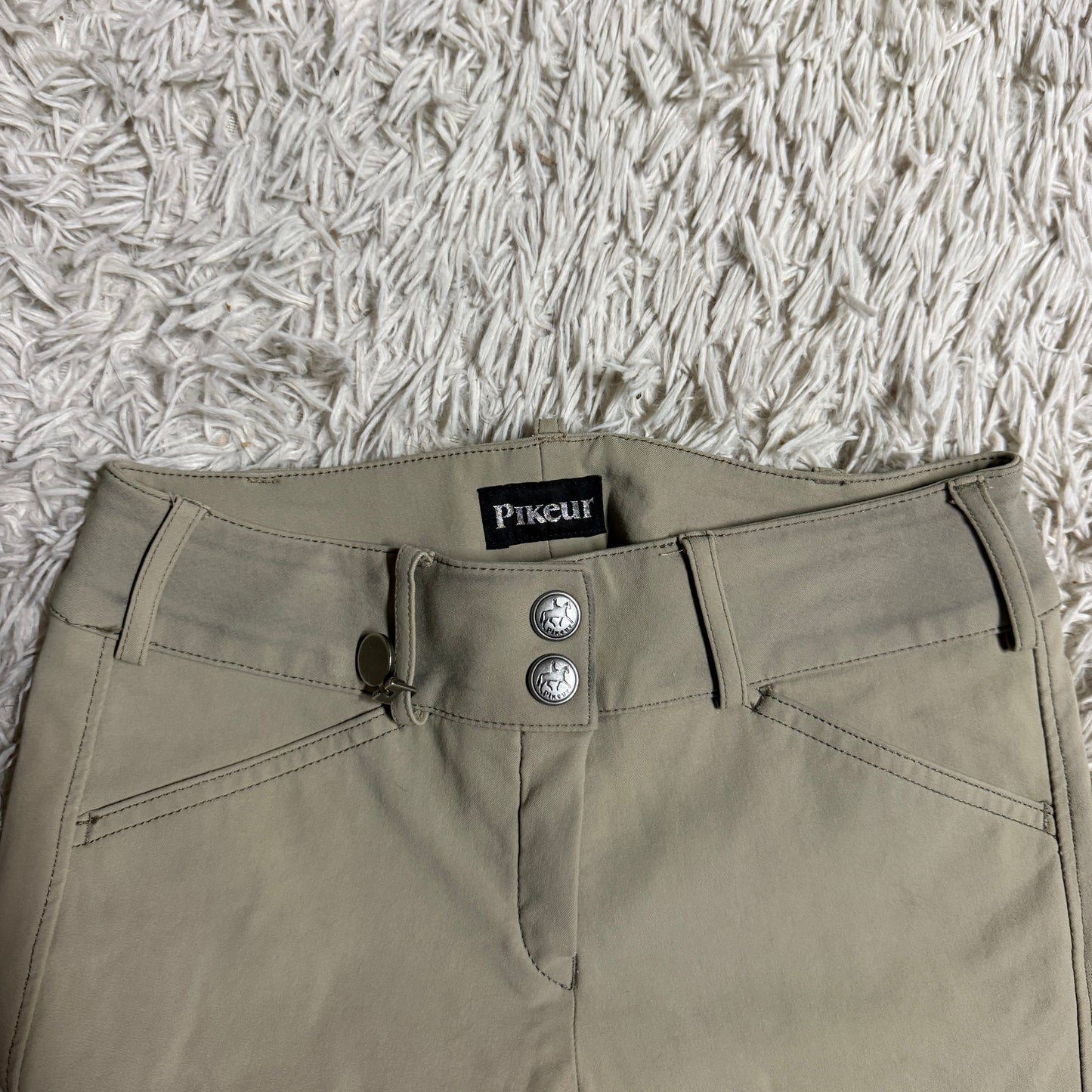 Women’s Size 22R Tan Pikeur Knee Patch Horseback Riding Breeches
