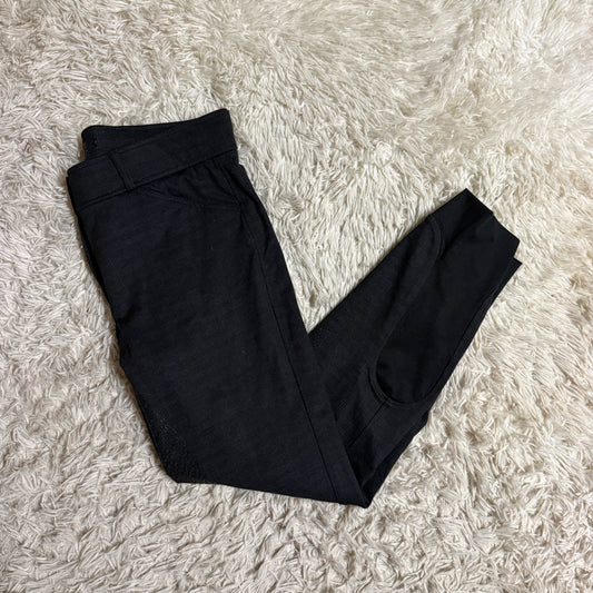 Women’s Size 30R Black Plaid Dover Full Seat Horseback Riding Breeches