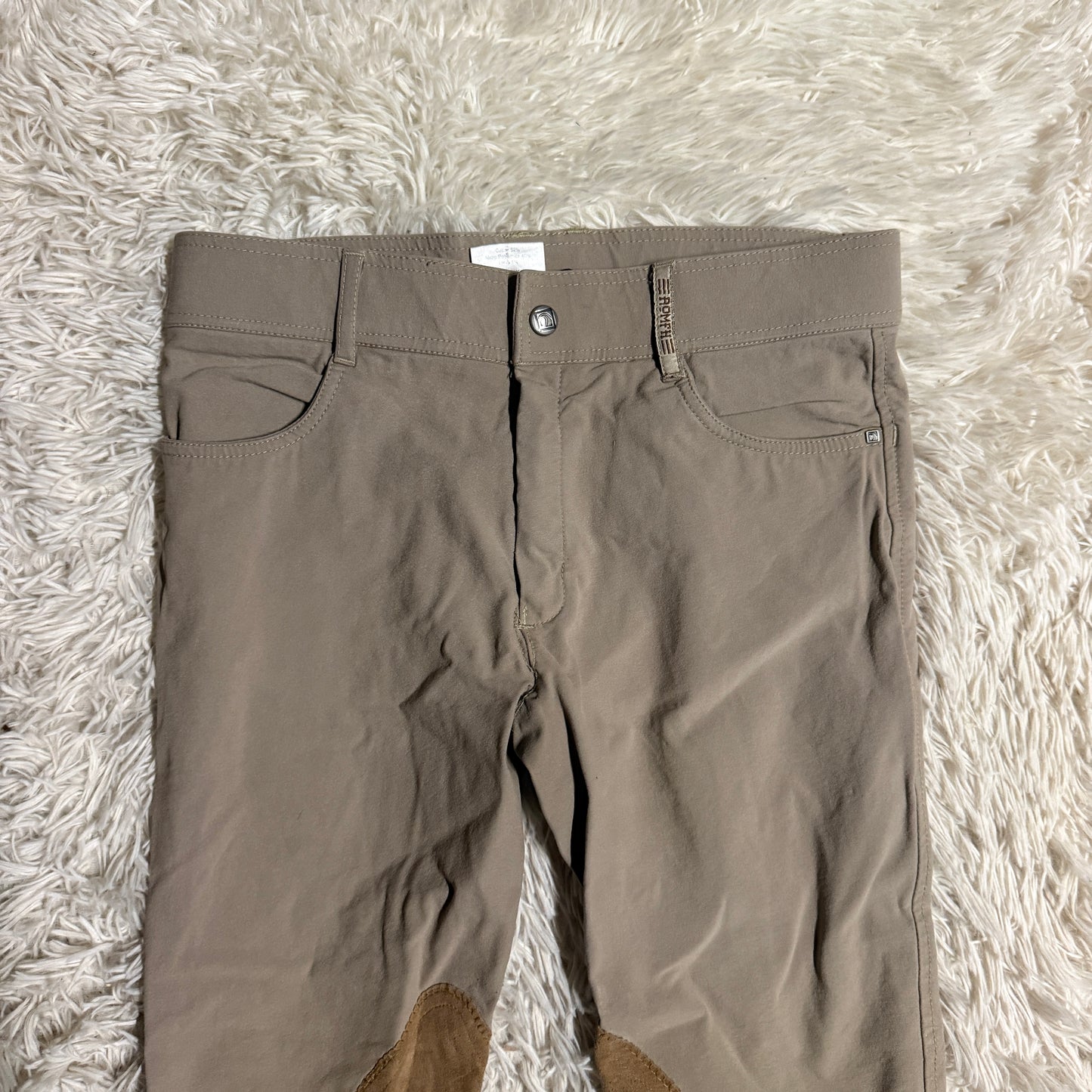 Child’s Size 16R Tan Romfh Knee Patch Horseback Breeches