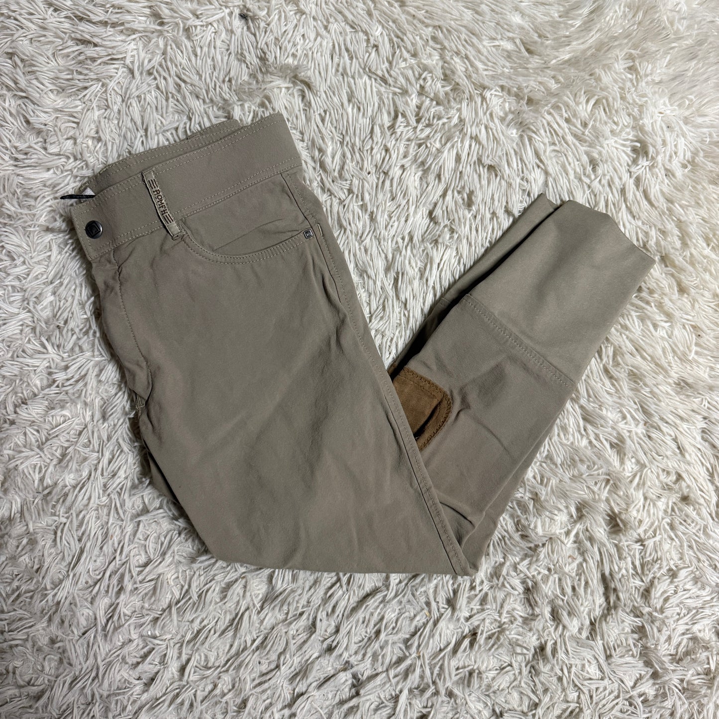 Child’s Size 16R Tan Romfh Knee Patch Horseback Breeches