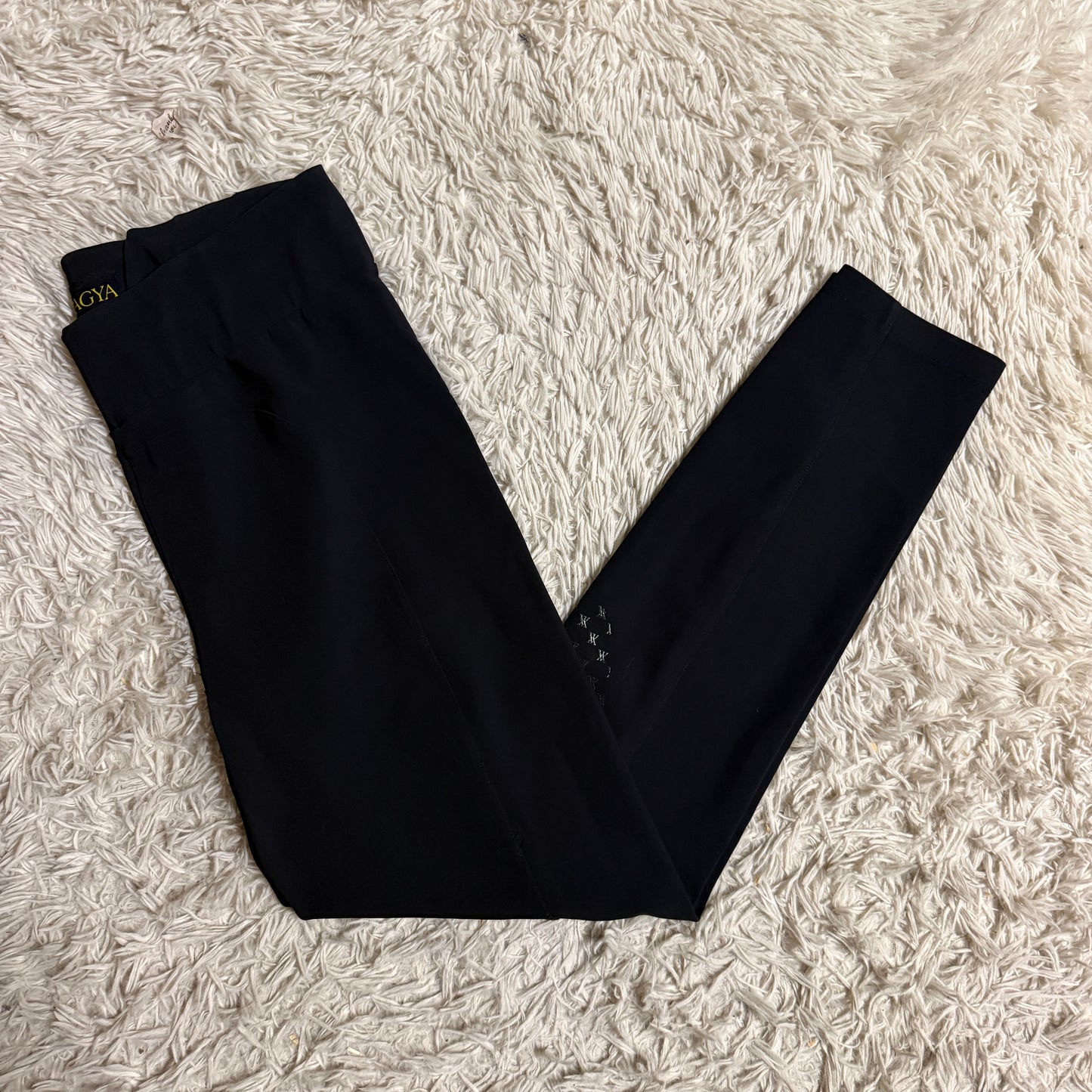 Women’s XL Black YAGYA Knee Patch Horseback Riding Tights