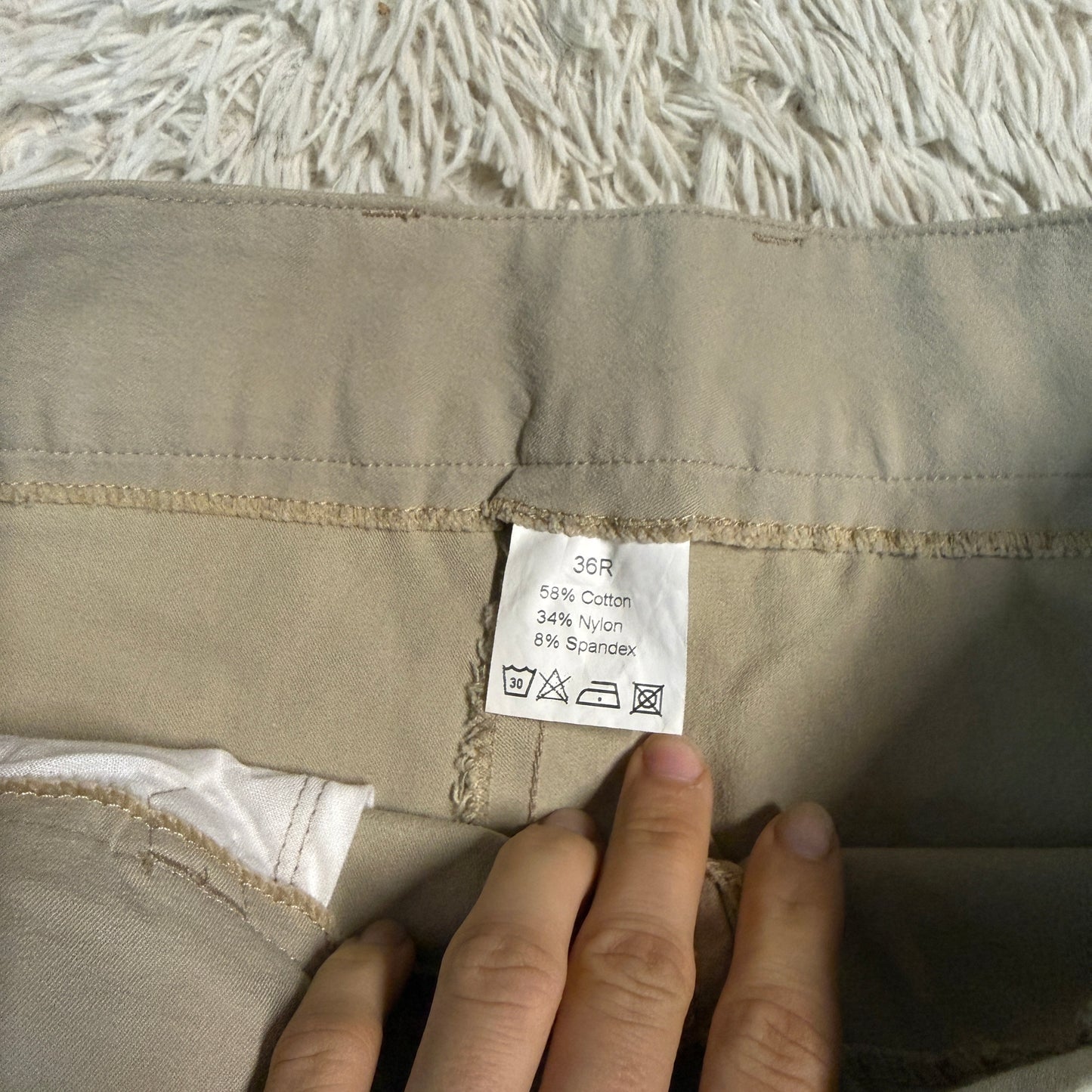 Women’s Size 36R Tan Smartpak Knee Patch Horseback Riding Breeches