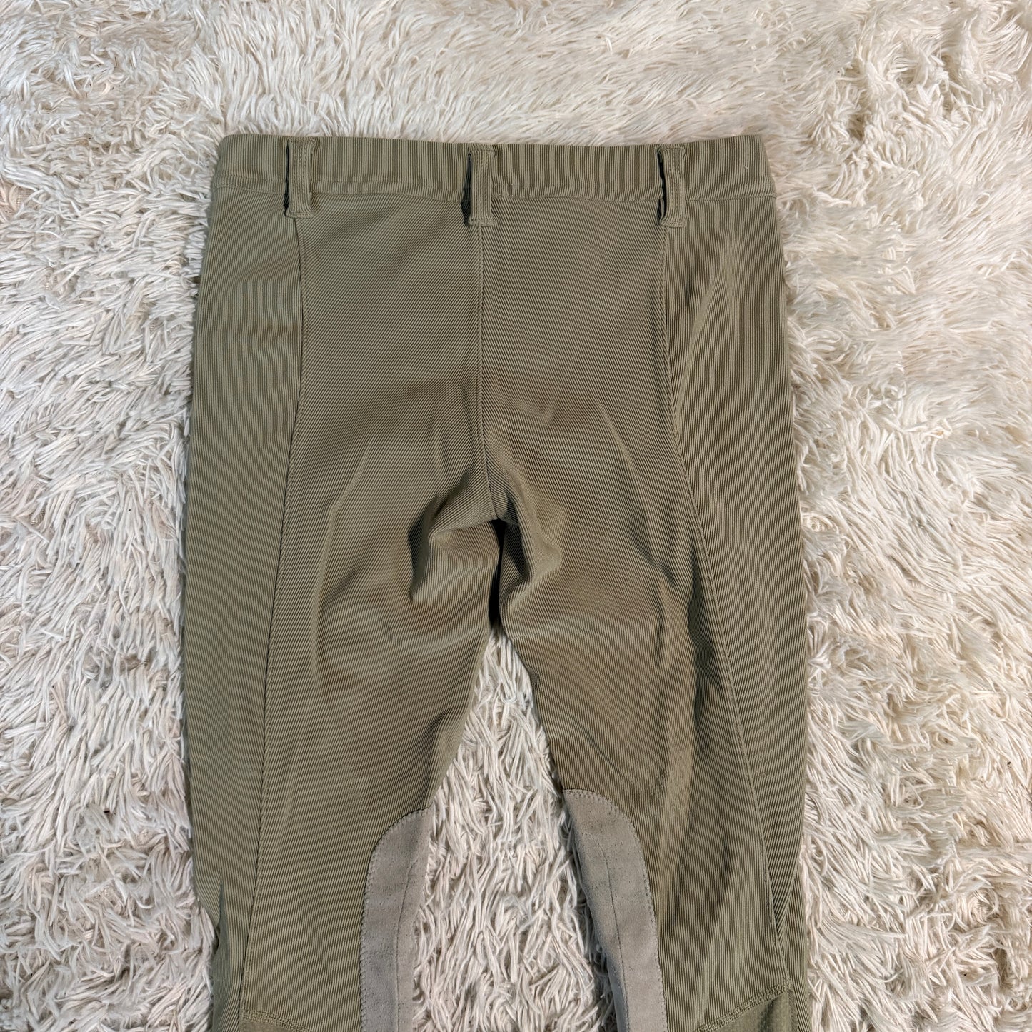 Child’s XL Tan Irideon Knee Patch Horseback Riding Tights
