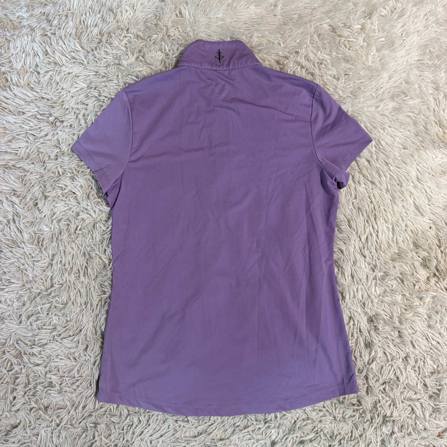 Women’s Small Purple RD Performance Short Sleeve Horseback Riding Sunshirt