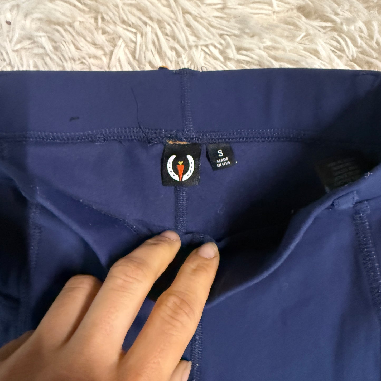 Child’s Small Navy Kerrits Full Seat Horseback Riding Tights