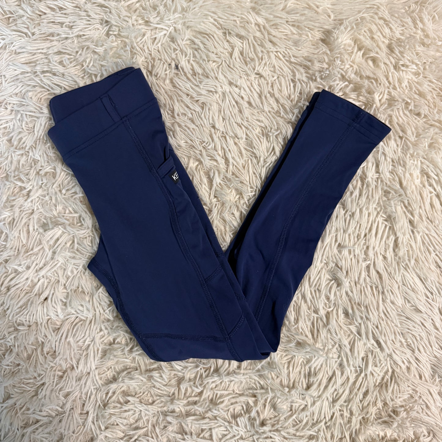 Child’s Small Navy Kerrits Full Seat Horseback Riding Tights