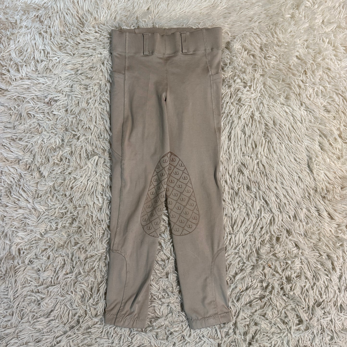 Child’s Small Tan Ovation Knee Patch Horseback Riding Tights