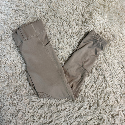 Child’s Small Tan Ovation Knee Patch Horseback Riding Tights
