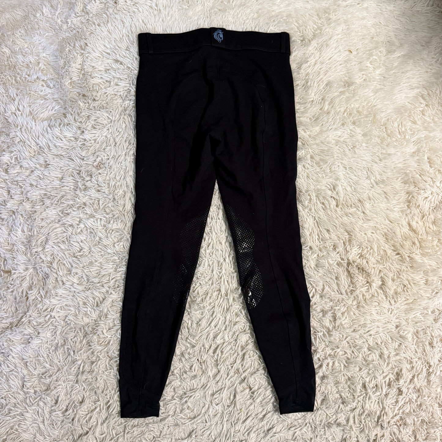 Women’s Size 28R Black Equinavia Knee Patch Horseback Riding Breeches