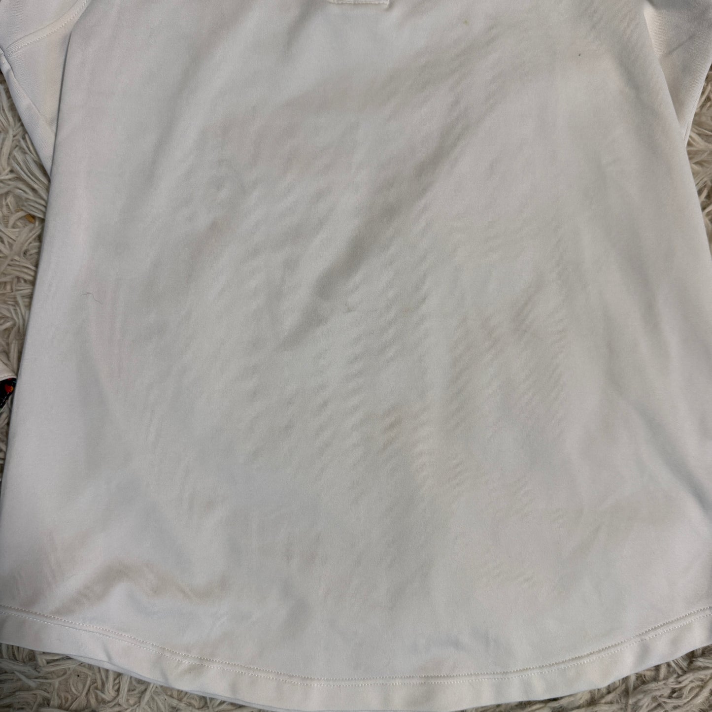 Child’s Medium White RJ Classics Long Sleeve Horseback Riding Show Shirt