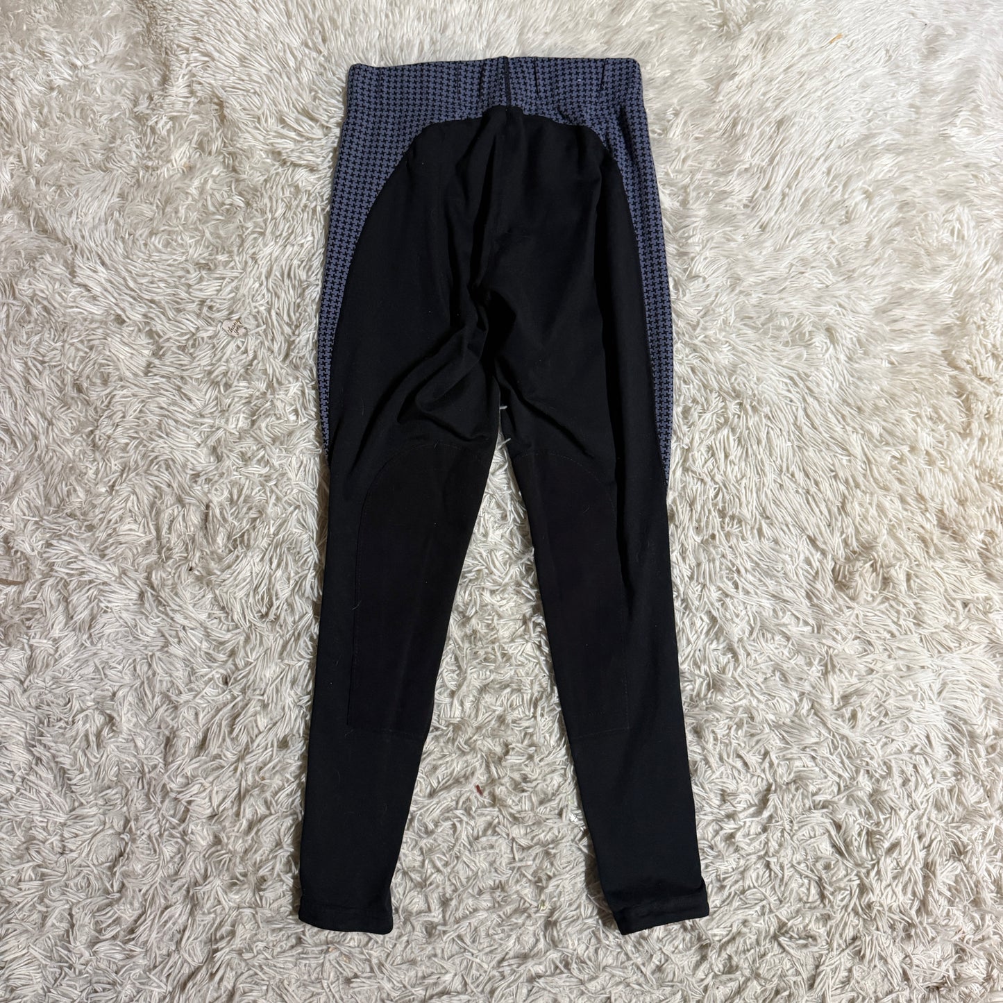 Women’s Small Blue/Black Kerrits Knee Patch Horseback Riding Tights