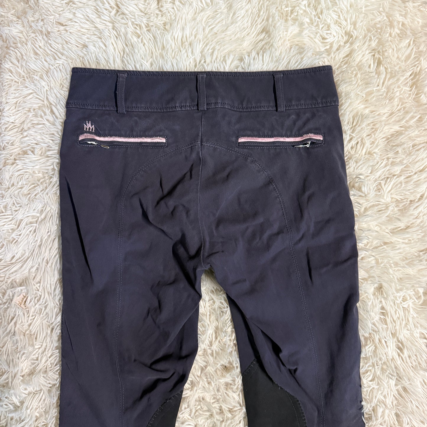 Women’s Size 24R Navy Mastermind Knee Patch Horseback Riding Breeches
