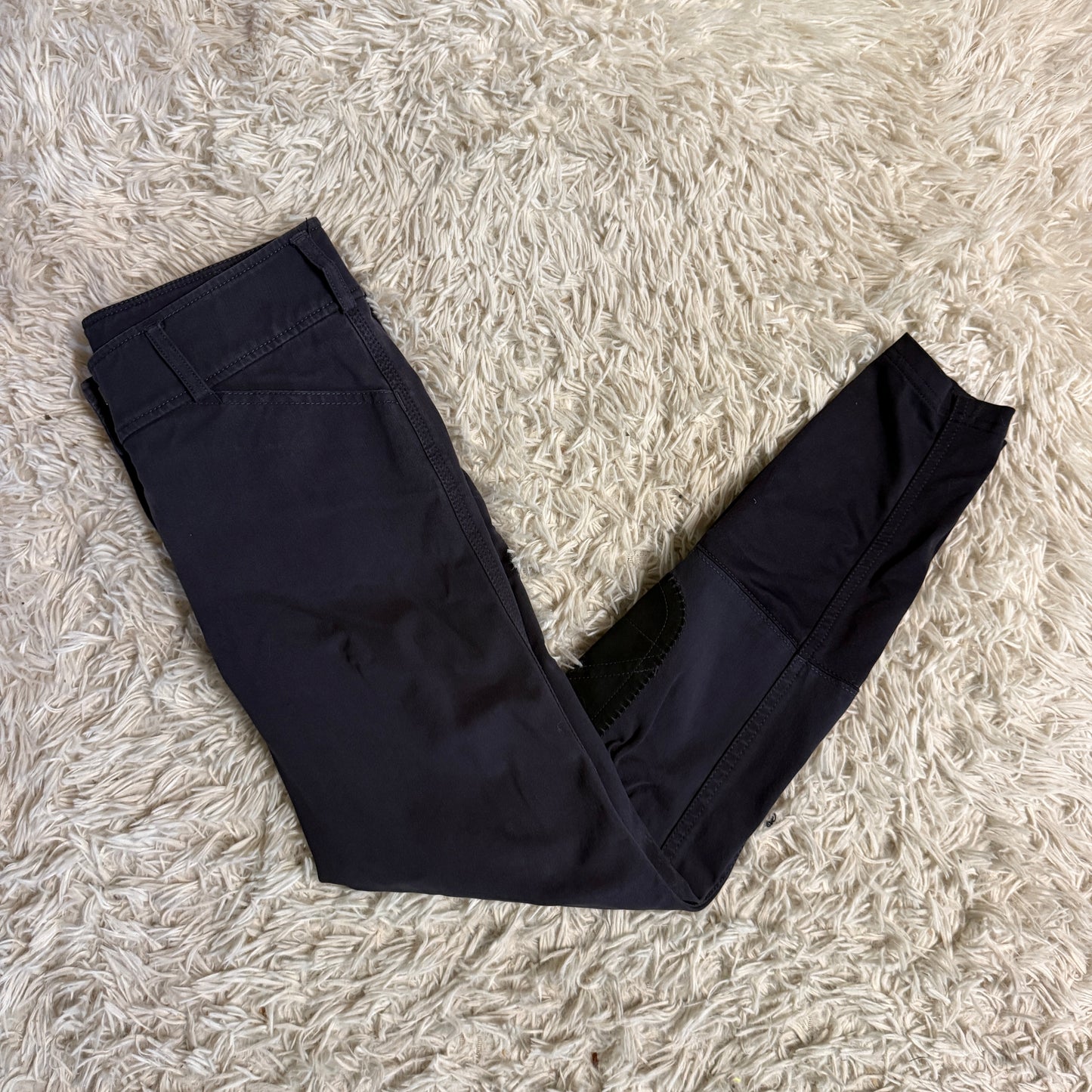 Women’s Size 24R Navy Mastermind Knee Patch Horseback Riding Breeches
