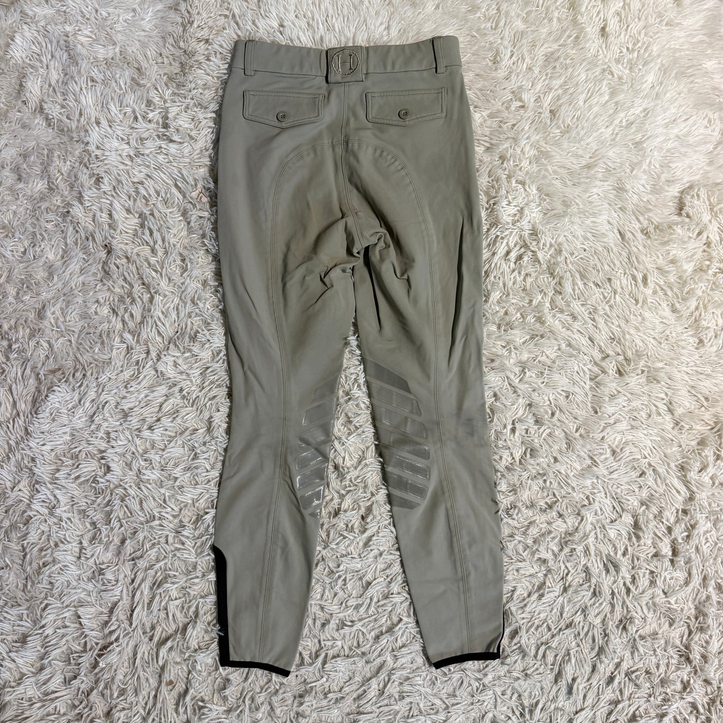 Women’s Size 24R Tan Harcour Knee Patch Horseback Riding Breeches