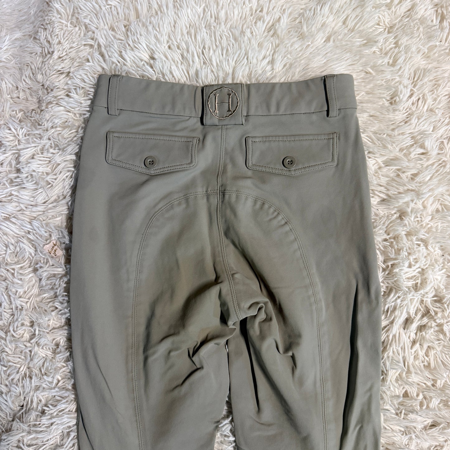 Women’s Size 24R Tan Harcour Knee Patch Horseback Riding Breeches