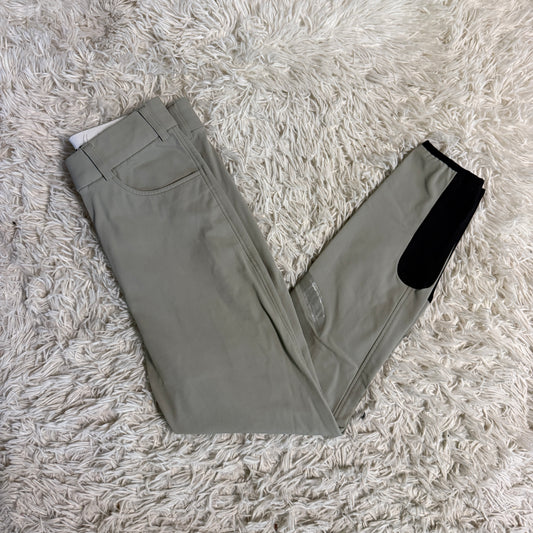 Women’s Size 24R Tan Harcour Knee Patch Horseback Riding Breeches