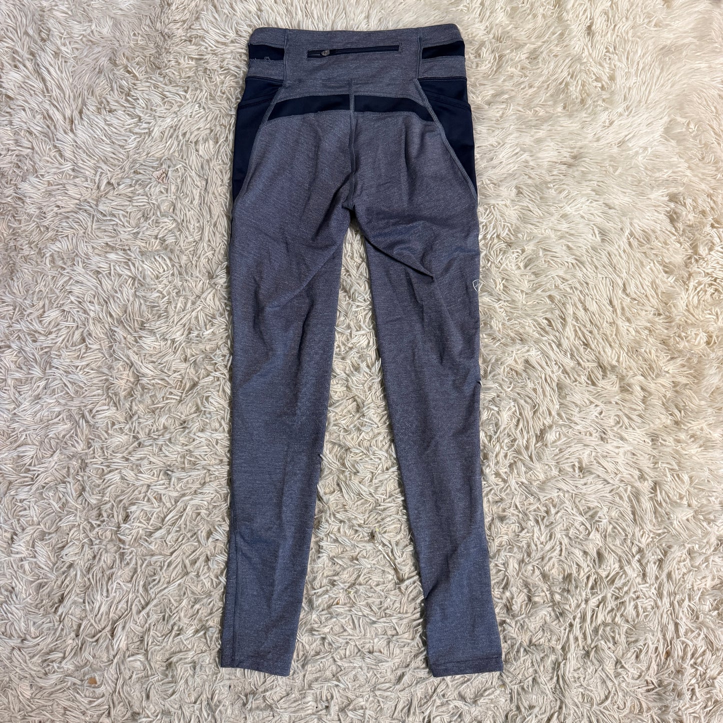 Women’s XS Blue Ariat Knee Patch Horseback Riding Tights