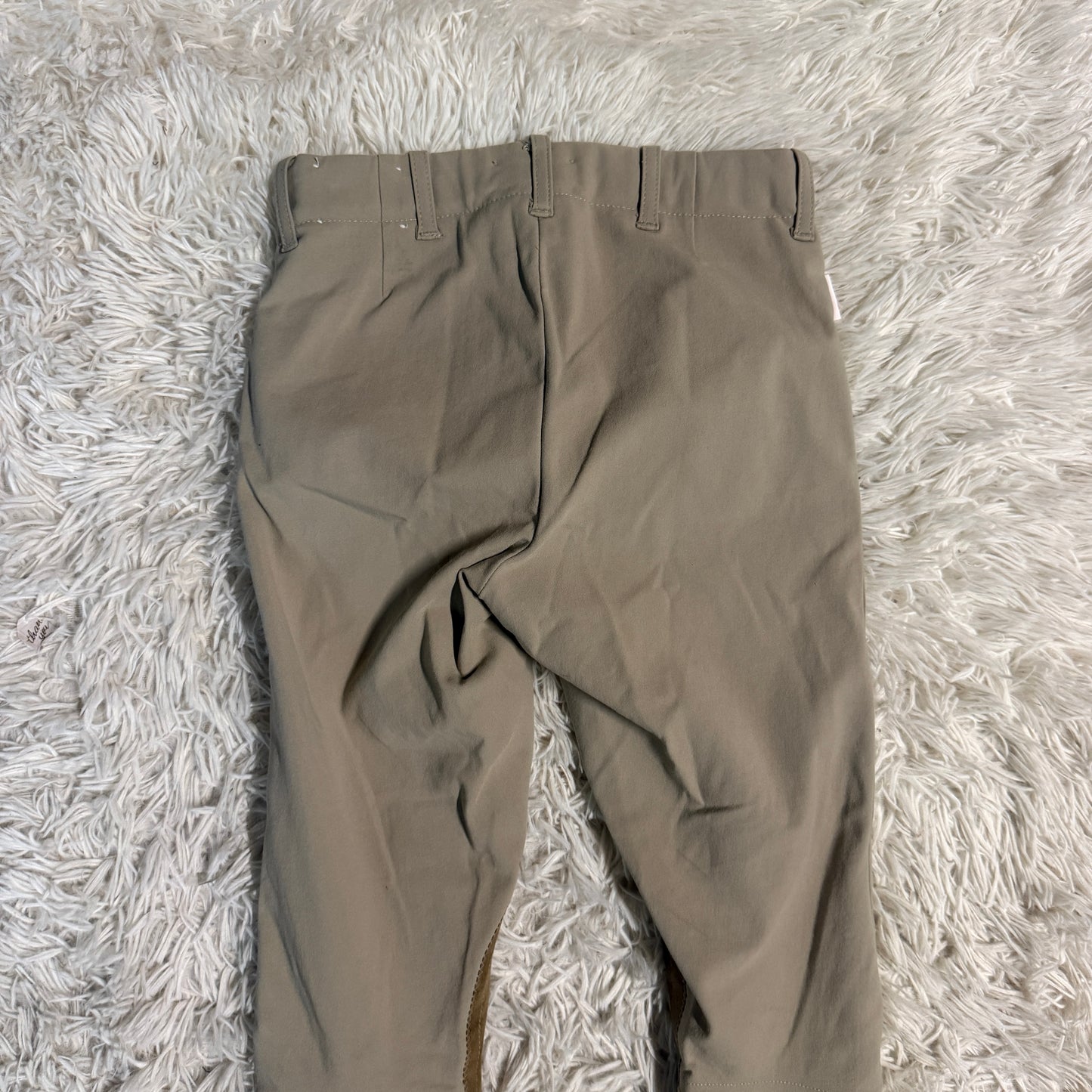Child’s Size 8R Tan Tailored Sportsman Knee Patch Horseback Riding Jodphurs