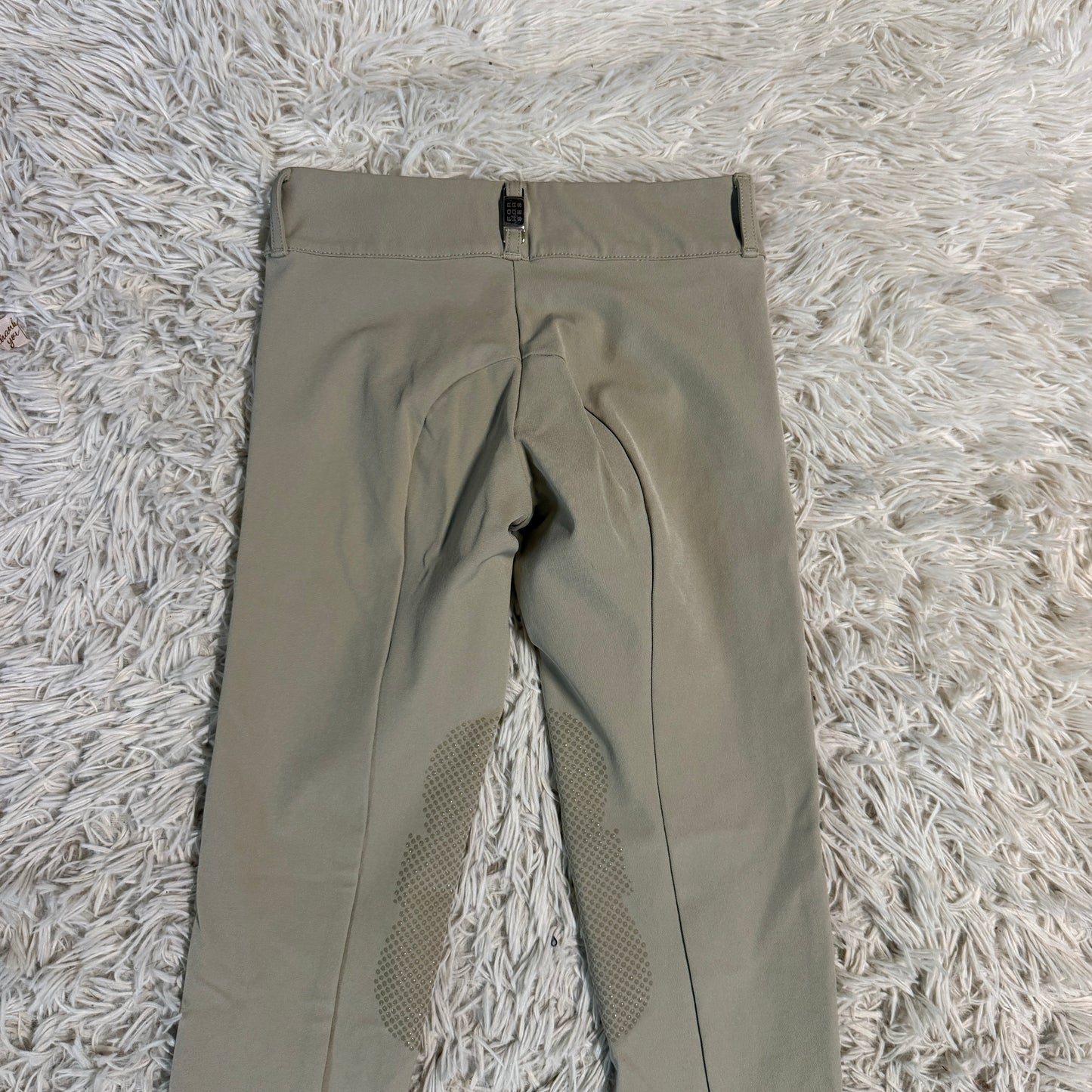 Child’s Size 8R Tan For Horses Knee Patch Horseback Riding Jodphurs