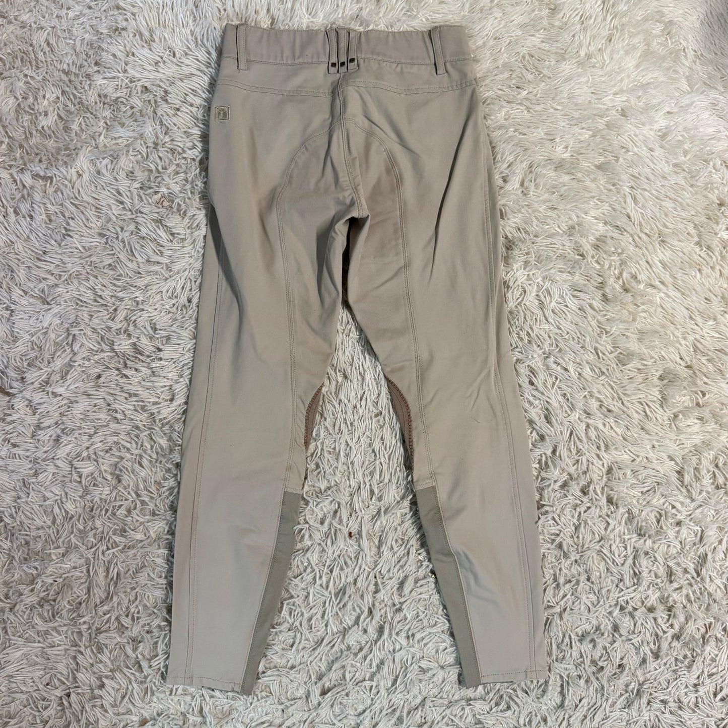 Women’s Size 26R Tan Romfh Knee Patch Horseback Riding Breeches