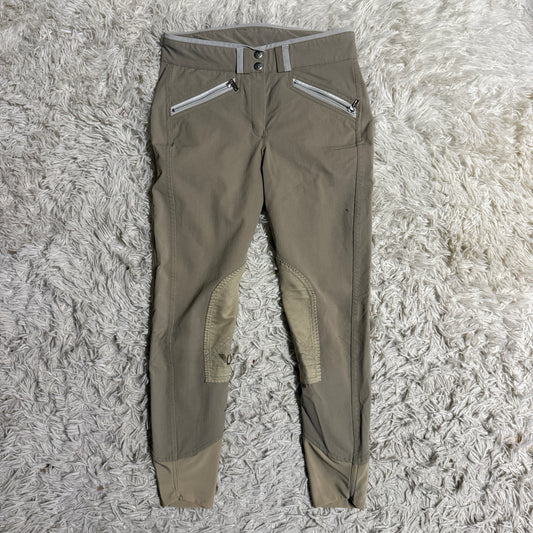 Women’s Size 26R Tan TuffRider Knee Patch Horseback Riding Breeches