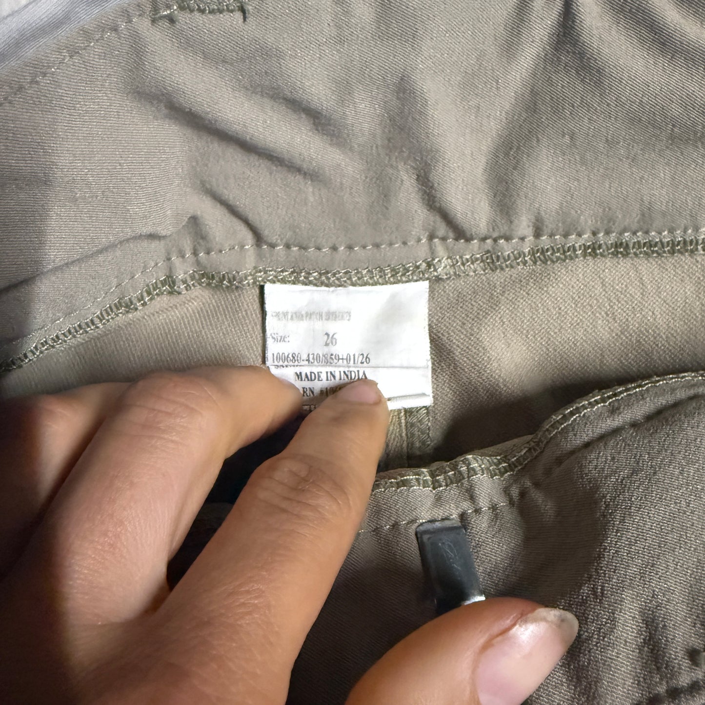 Women’s Size 26R Tan TuffRider Knee Patch Horseback Riding Breeches